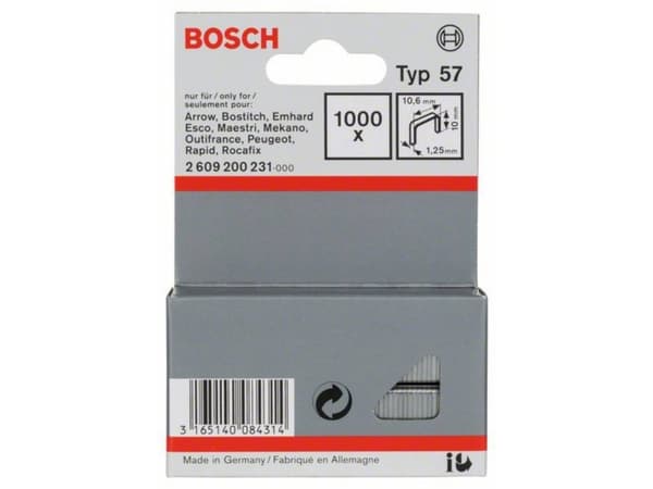 Bosch KLIPPE TYPE 57 10MM 1000 STK