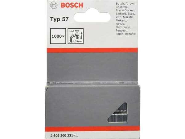 Bosch KLIPPE TYPE 57 10MM 1000 STK