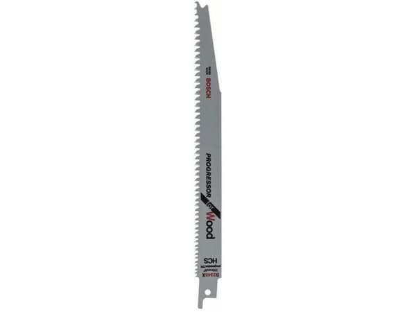 Bosch Progressor for Wood S 2345 X - Sahanterä - havupuulle, hankaamattomille puumateriaaleille - 2 kpl - pituus: 200 mm - leveys: 19 mm