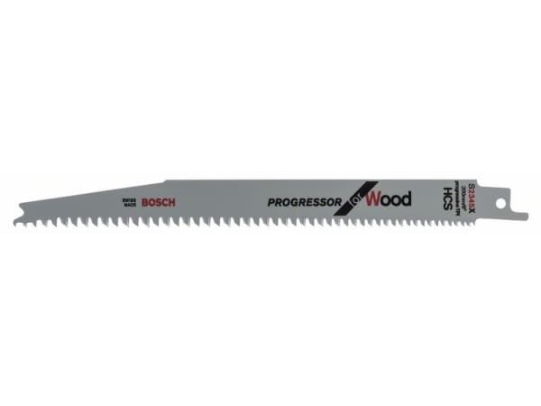 Bosch Progressor for Wood S 2345 X - Sahanterä - havupuulle, hankaamattomille puumateriaaleille - 2 kpl - pituus: 200 mm - leveys: 19 mm