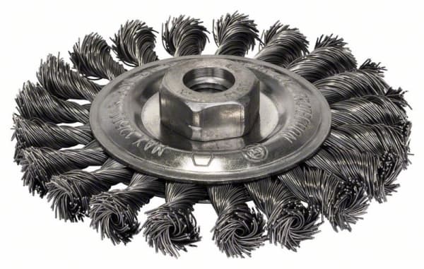 Bosch heavy for Metal - Kabelhjulbørste - for metall - 115 mm - M14 - bredde: 12 mm