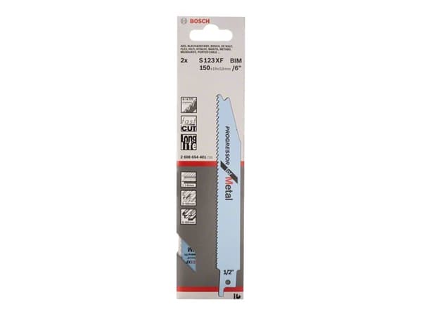 Bosch 2 608 654 401, Puukkosahanterä, Terästä, Runsashiilinen teräs (HCS), Valkoinen, 10 cm, 8 - 18