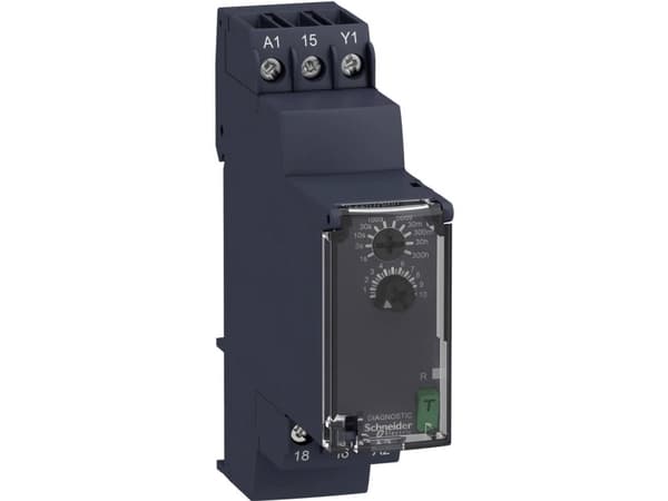 Schneider Electric RE22R1AMR Tidsrelä Monofunktionellt 1 st Tidsintervall: 0,05 s - 300 h 1 x växelkontakt