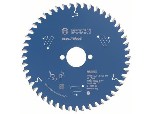 Bosch RUNDSAVKLINGE 165X30X2,6MM 48T EXP WOOD