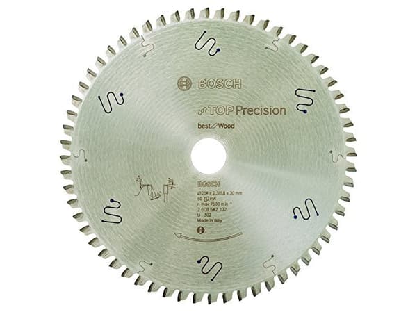 Bosch RUNDSAVKLINGE TOP PREC 254X2,3X30MM 60T