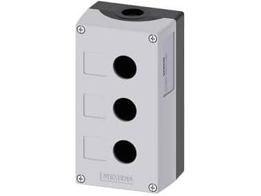 Siemens 3SU1803-0AA00-0AB1 Tomt hus 3 asennuspaikkaa (L x B x K) 154 x 85 x 64 mm Tom Grå 1 stk