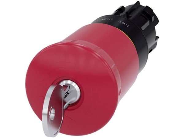 Nødstop 22mm rund plast rød SSG10