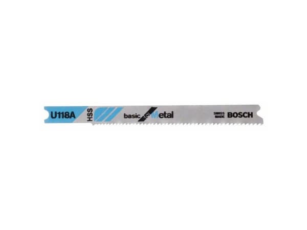 Bosch Accessories 2608631511 Stiksavsklinge U 118 A Basic for Metal 3 stk