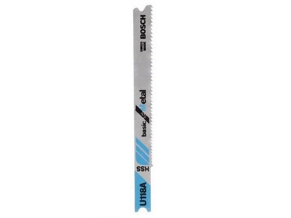 Bosch Accessories 2608631511 Stiksavsklinge U 118 A Basic for Metal 3 stk