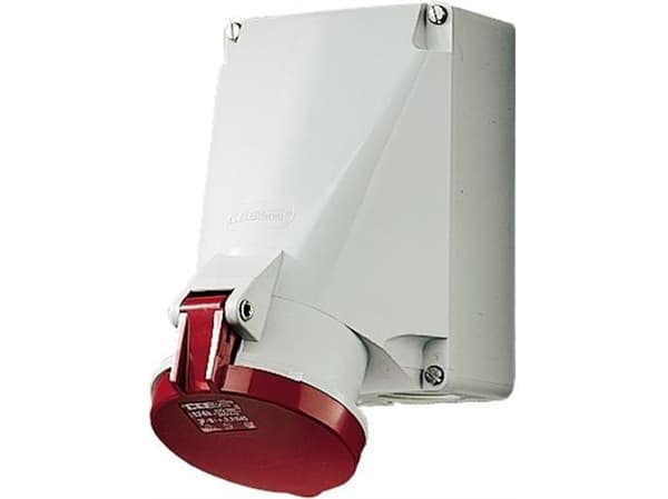MENNEKES 1145A, 5P, 6 h, Röd, Vit, IP44, 400 V, 63 A