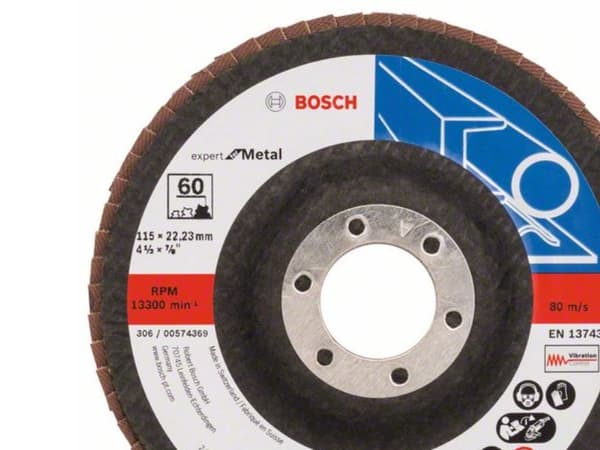 Bosch-tarvikkeet 2608607350 Lamelskiver Halkaisija 115 mm N/A 1 stk 1 stk