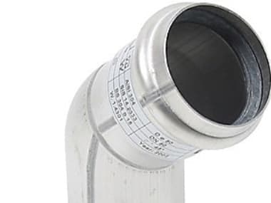 Blücher bøjn.45.0gr.50mm - m.O-ring AISI 316L.Syrefast stål