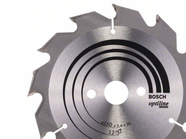 Bosch RUNDSAVKL OPTILINE Ø150X2,4X20/16MM 12T