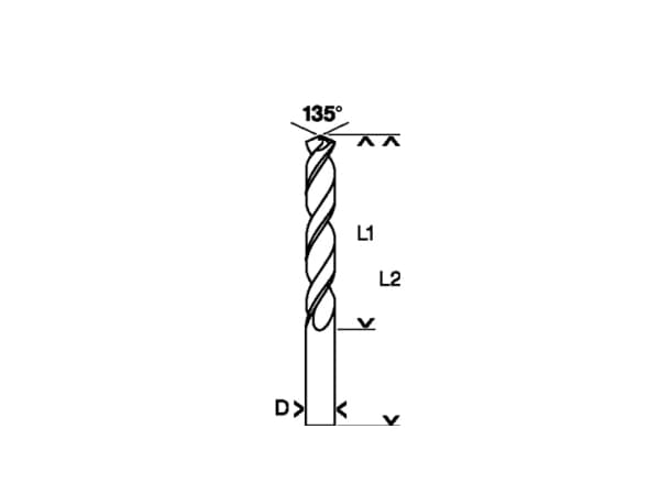 Bosch HSS-G - Borr - spiralborr - 13 mm - cylindrical - längd: 151 mm