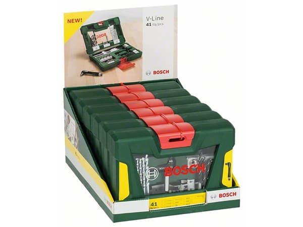 Bosch V-Line porakone- ja bittipaketti 41 kpl ( 2607017305 )