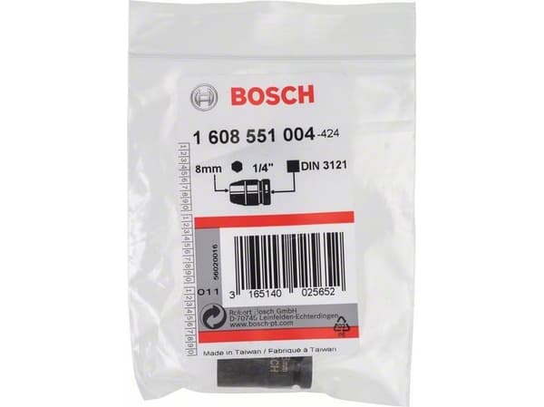 Bosch TOPNØGLE IMPACT 1/4X8MM LGD 25MM