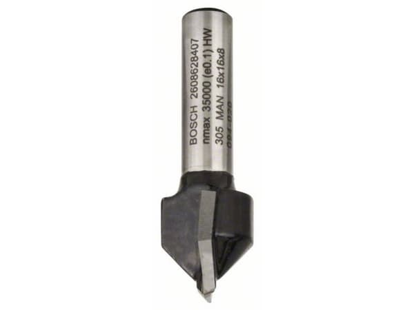 Bosch V-NOTFRÆSER HM 8MM 90GR Ø16X15,7X45MM