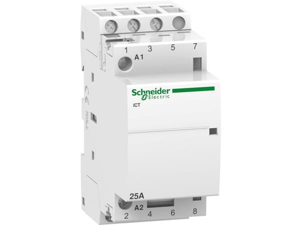 Kontaktori iCT 25A 3NO 240VAC/60Hz modulaarinen kontaktori, leveys 36mm