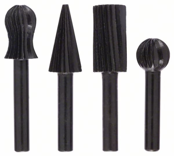 Bosch - Fresekutter - for tre, ikke-jernholdig metall, iron - 4 deler - 13 mm - cylindrical
