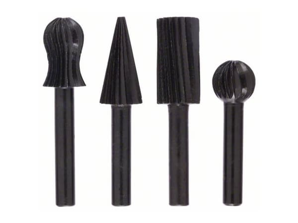 Bosch - Fresekutter - for tre, ikke-jernholdig metall, iron - 4 deler - 13 mm - cylindrical
