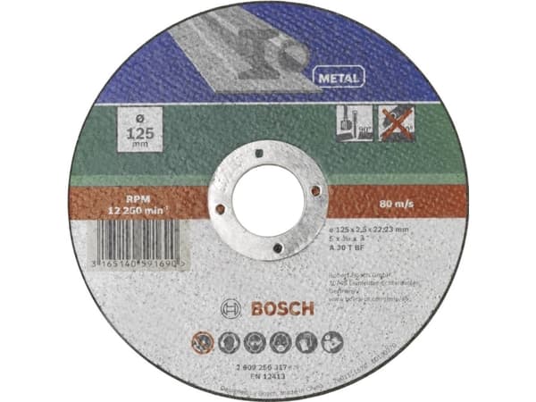 Bosch LEIKKAUSSAHA METALLI 125X2,5MM LIGE