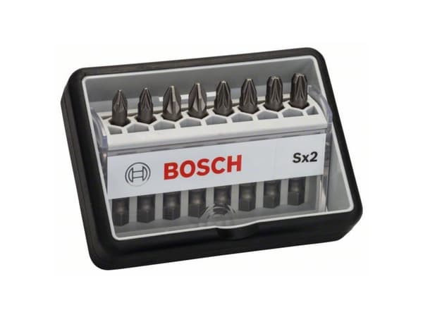 Bosch Accessories Robust Line 2607002557 Bitsæt 8 dele Krydskærv Pozidriv