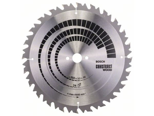 Bosch RUNDSAVKLINGE CONSTWOOD 350X3,5X30MM 24T