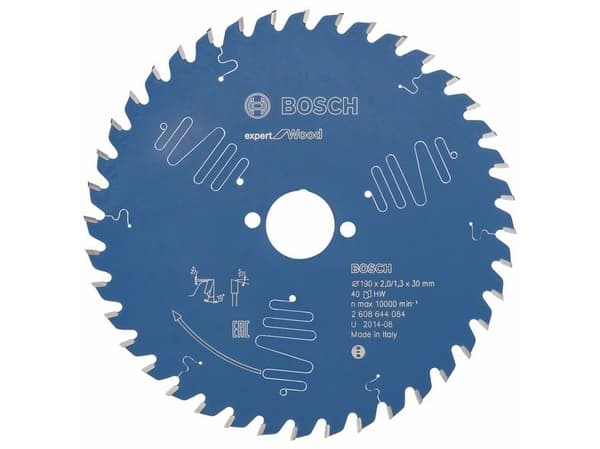 Bosch RUNDSAVKLINGE 190X30X2MM 40T EXP WOOD