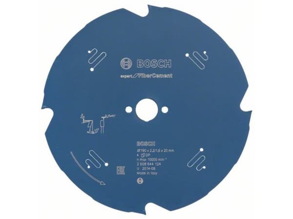 Bosch RUNDSAVKL 190X20X2,2MM 4T EXP FIBER CEME