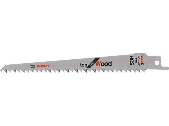 Bosch Top for Wood S 644 D - Sagblad - for construction boards, tre, kartong, medium-density fibreboard (MDF), kryssfinér, plast - 2 deler - lengde: