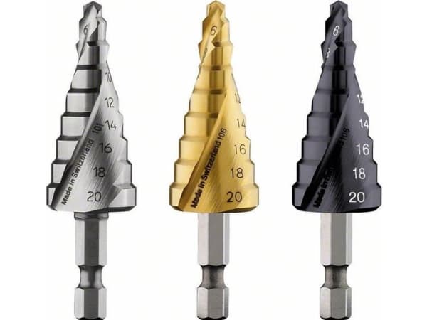 Bosch Accessories 2608587433 HSS Trinbor 4 - 20 mm TiN Samlet længde 70.5 mm 1/4 (6,3 mm) 1 stk