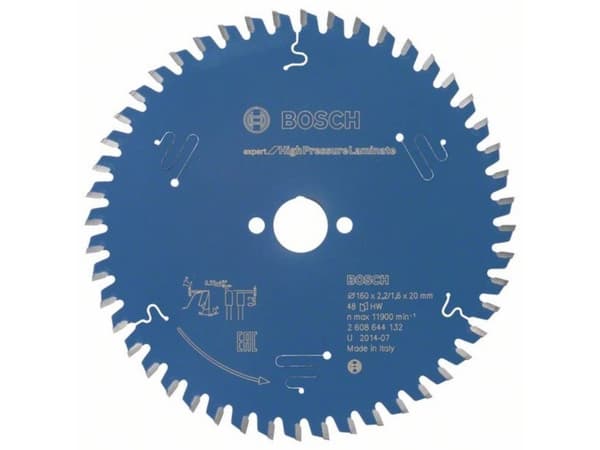 Bosch RUNDSAVKL 160X20X2,2MM 48T EXP HIGHPRESS