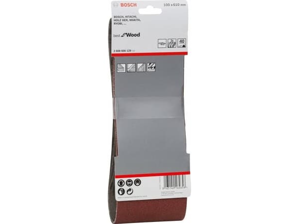 Bosch SLIBBON 100X610MM K40 3 stycken