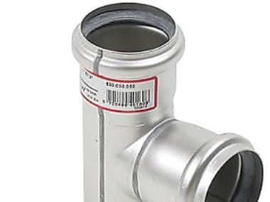 Blücher gr.rør 87.5gr.50mm - m.O-rengas AISI 316L.Syrefast stål