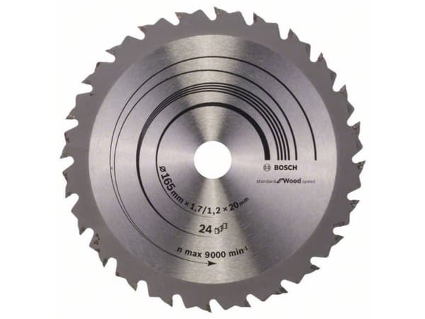 Bosch CIRKELSKIV 165X1,7X20MM 24T SPEEDLINE