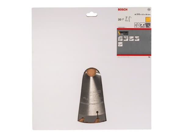 Bosch RUNDSAVKLINGE CONSTWOOD 315X3,2X30MM 20T