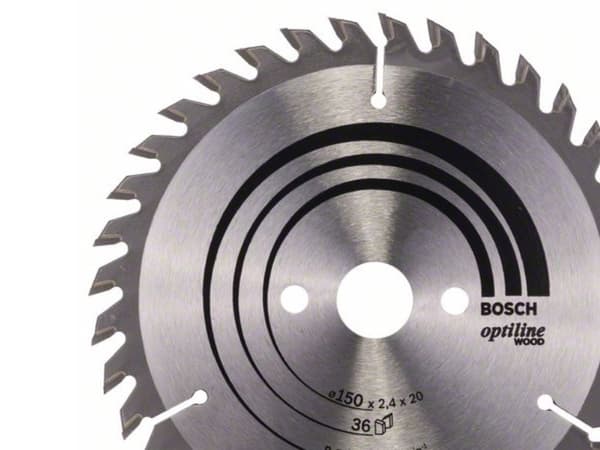 Bosch RUNDSAVKLINGE OPTILINE 150X2,4X20MM 36T