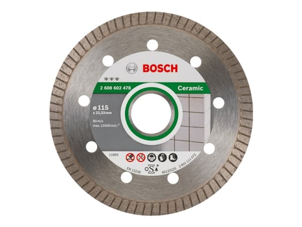 Bosch DIAMANTSKÆRESKIVE FPP GRES 115X22.2MM DIAMANTSKÆRESKIVE FPP GRES 115X22.2MM