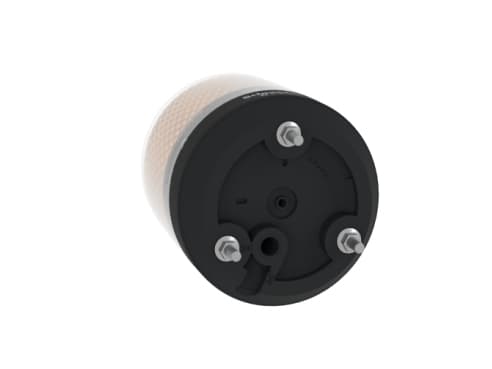 Merkkivalo Ø100 mm LED-monitoimilamppu ilman summeria oranssi 12-24 VDC 12-24 VDC