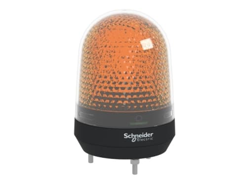 Merkkivalo Ø100 mm LED-monitoimilamppu ilman summeria oranssi 12-24 VDC 12-24 VDC