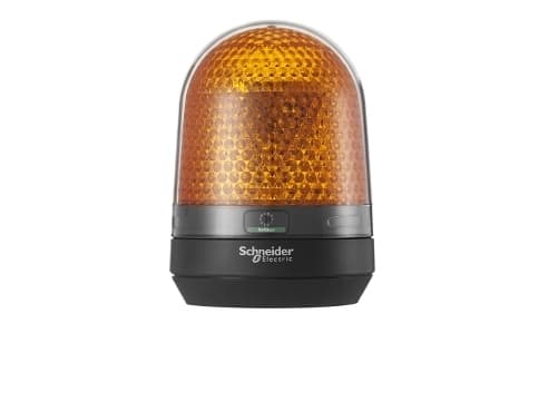 Merkkivalo Ø100 mm LED-monitoimilamppu ilman summeria oranssi 12-24 VDC 12-24 VDC