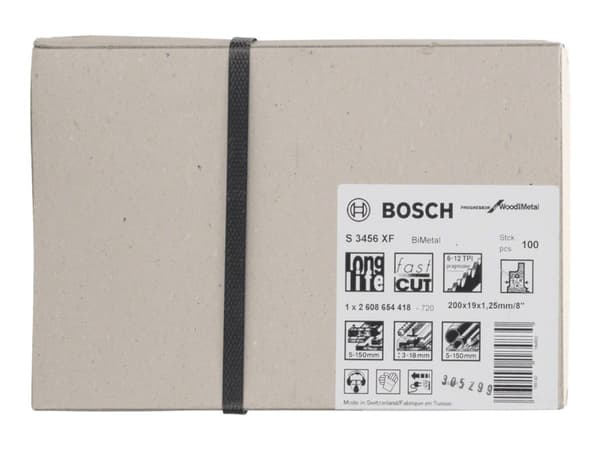 Bosch BAJONETSAVKLINGE S3456XF PROG TRÆ 100STK