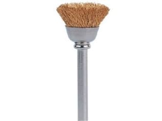 Dremel 26150536JA, Kopp stålbørste, 3,2 mm, 1,3 cm, Messing, Kopper, 15000 RPM, Metall
