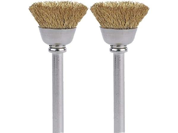 Dremel 26150536JA, Kopp stålbørste, 3,2 mm, 1,3 cm, Messing, Kopper, 15000 RPM, Metall
