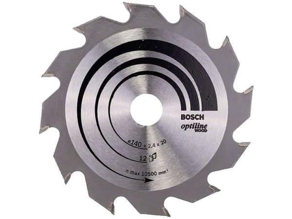 Bosch RUNDSAVKL OPTILINE 140X2,4X20/12,7MM T12
