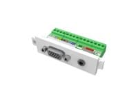 VISION TechConnect 3 VGA+3.5mm module - Modulkontaktplatta med insnäppsfästen - HD-15, minihörlurskontakt, stereo 3,5 mm Vit