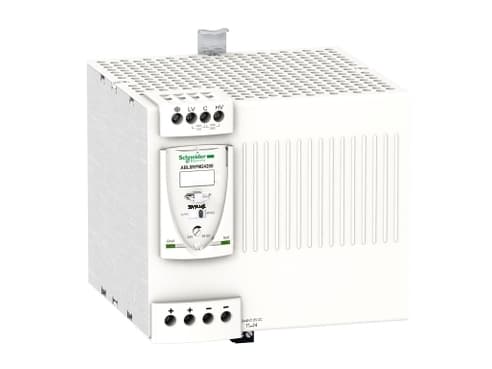 Modicon switchmode strømforsyning universal med 24 VDC 480 W-20 A udgang og 100-240 VAC 1-faset fors
