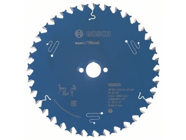 Bosch RUNDSAVKLINGE 180X20X2,6MM 36T EXP WOOD