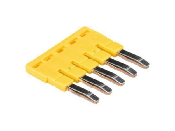 Wieland Electric IVBWKF 2.5 - 5, Jumperbar, 10 styck, Gul, 2,75 g, Tyskland