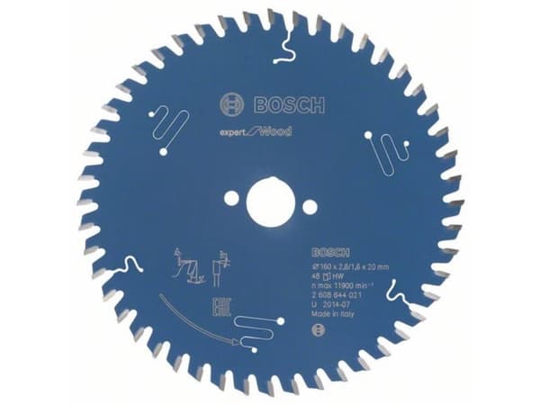 Bosch RUNDSAVKLINGE 160X20X2,6MM 48T EXP WOOD